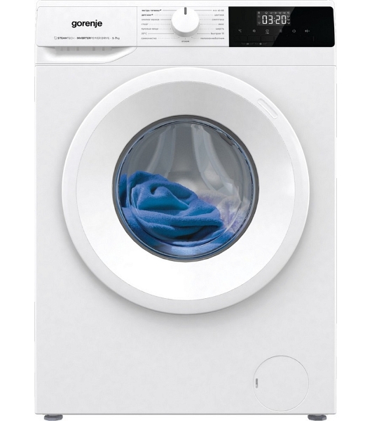 Стиральная машина Gorenje W2NHPI72SCSIRV белый загрузка фронтальная 7 кг, 1200 об/мин., класс: А
