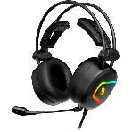 Гарнитура Bloody MC750 чёрный, проводная, USB, подсветка, фото 1