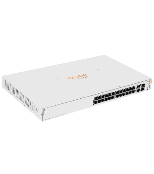 Коммутатор HPE Aruba IOn 1930 24G 4SFP+, 24×1 Гбит/с + 4×10 Гбит/с SFP+, управляемый