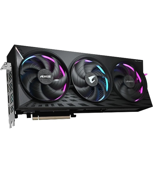 Видеокарта Gigabyte PCI-E GV-R9070XT AORUS E-16GD 1.0 AMD Radeon RX 9070XT 16Gb 256bit GDDR6 2175/20000 HDMIx2 DPx2 HDCP Ret