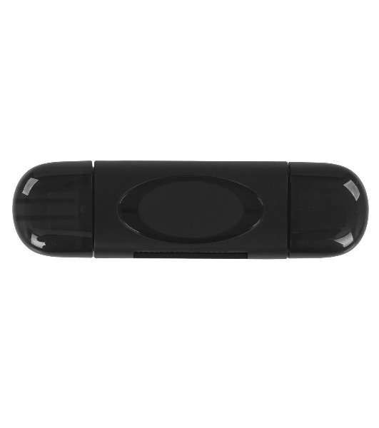 Кард-ридер Netac WK14/черный/SD/SDHC/SDXC/microSD/microSDHC/microSDXC/USB 3.0/USB Type-C/пластик