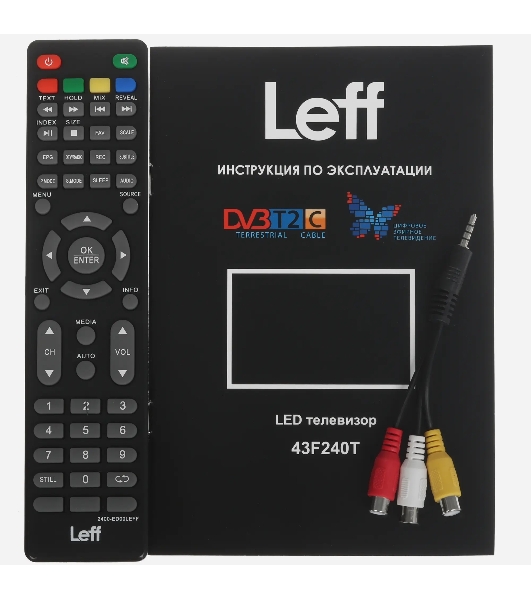Телевизор LEFF 43' 43F240T черный LED FHD 60Hz