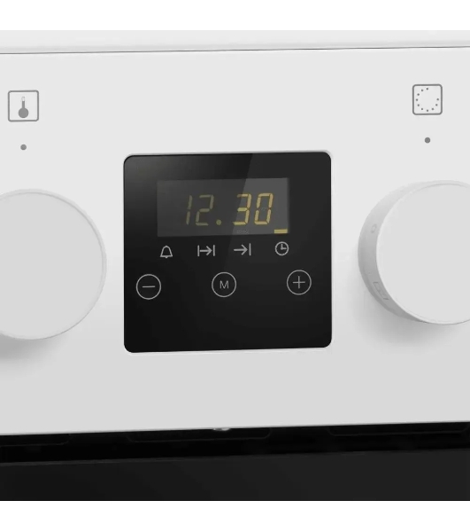 Плита электрическая Maunfeld MEC55CW08D белый, конфорок 4 шт, духовка 60 л, 50 см x 85 см x 60 см