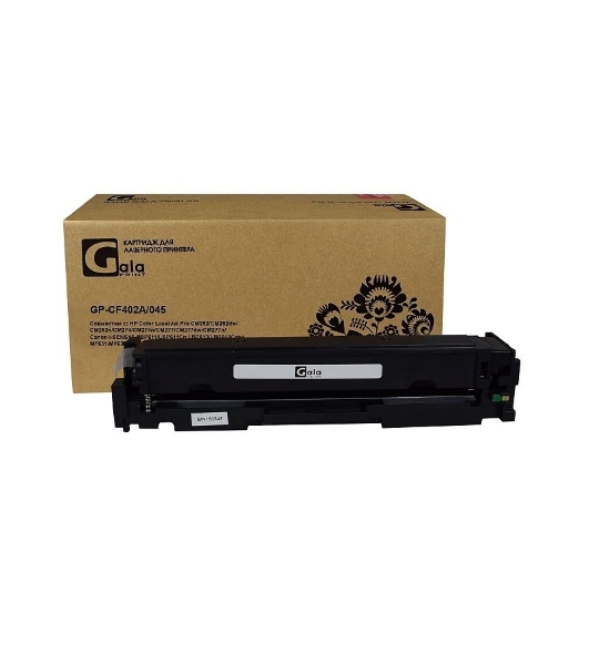 Картридж лазерный GalaPrint GP-CF402A №201A желтый (1400 стр) для HP Color LaserJet Pro M252/MFP277