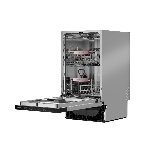 Встраиваемая посудомоечная машина Kuppersberg GHS 4520, High-Tech, 45 см, 10 комплектов, 6 программ, 3 корзины, конденсационная сушка, полная защита от протечек, индикатор отсутствия соли и ополаскивателя, отображение времени мытья, сенсорное управление, самодиагностика неисправностей, защита от детей, уровень шума 49 дб, энергоэффективность А, фото2