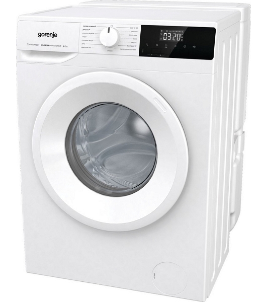 Стиральная машина Gorenje W2NHPI72SCSIRV белый загрузка фронтальная 7 кг, 1200 об/мин., класс: А