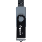 Флешка USB Smartbuy Twist Black (SB016Gb2TWK), 16Gb, USB 2.0, R/W 15/5, черный, фото 1