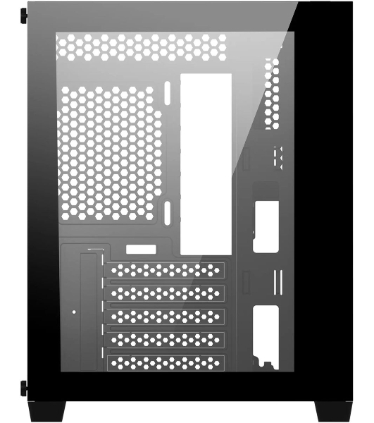 Компьютерный корпус Bloody BD-CC108 черный без БП mATX 9x120мм 2xUSB 3.0 audio bott PSU