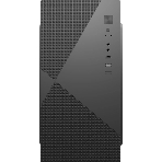 Компьютерный корпус с блоком питания 450Вт. Case Forza mATX, 450W, 2xUSB 2.0, Black, w/o FAN, 8 см fan PSU, power cord, фото4