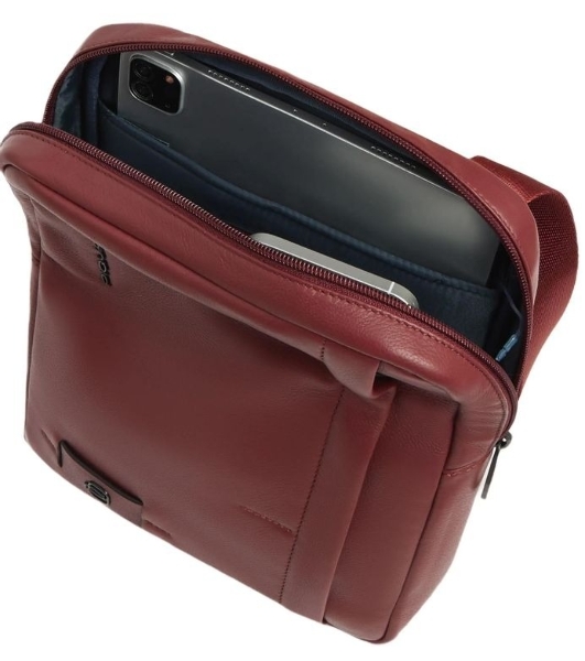 Сумка мужская Piquadro Russel CA1816W137/CU красное дерево натур.кожа