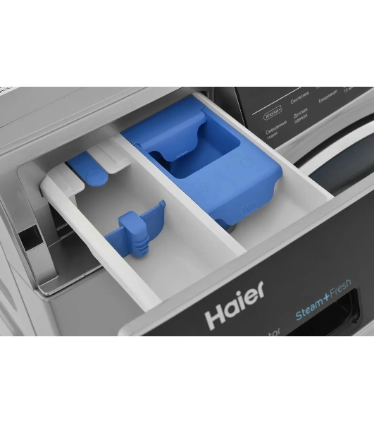 Стиральная машина Haier HWD80-BP14979S серебристый, загрузка фронтальная 8 кг, 5 кг - сушка, 1400 об/мин, класс: B