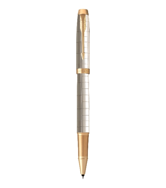 Ручка роллер Parker IM Premium T318 (CW2143646) Pearl GT, F, черные чернила, подарочная коробка