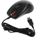 Мышь проводная + коврик A4Tech X-7120 черный, 2000 dpi, USB, кнопки - 7, фото14