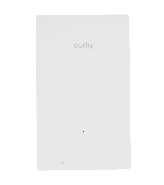 Точка доступа Wi-Fi Cudy AC1200 Gigabit Wall-Plate Access Point AC1200 Dual Band Gigabit Wall Plate Access Point, MT7621DAN+MT7613B+MT7603E, 867Mbps at 5GHz + 300Mbps at 2.4GHz, 1 x Gigabit PoE-IN Port, 802.3af/at, 4 x Gigabit RJ45 ports, LAN1 support PoE Out, Cudy Mesh Support