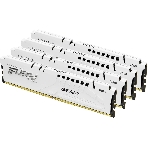 Оперативная память Kingston Fury Beast, DDR5, 128Gb (4x32GB), 5200MHz, CL40, DIMM, радиатор, белый, фото2
