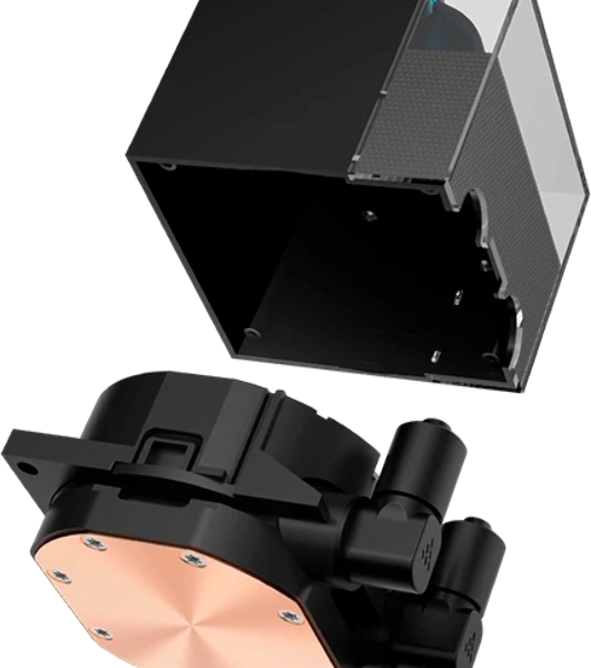Система охлаждения Water Cooling System PCCooler DS360 Display BK (310W, 360мм, LED, Black, ARGb Pump/Fans: 3x120мм, 90.56CFM, 39.8dBA, 2500RPM/Pump height 65мм, 15dBA, 2600RPM, Rad thickness 27мм/S: 1851, 1700, 1200, 115X, AM5, AM4)
