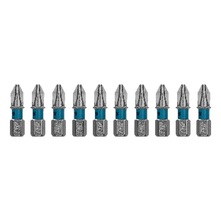 Бита Gross PH2х25мм, сталь S2, шестигр., 10 шт.