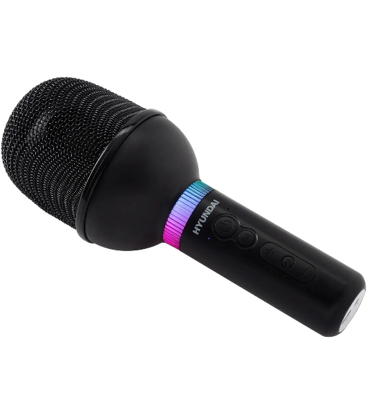 Микрофон беспроводной Hyundai H-MIC101 черный