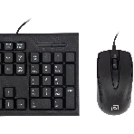 Комплект клавиатура+мышь Oklick 630M проводной, USB, 1600 DPI, чёрный, фото18
