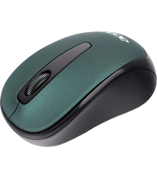 Мышь беспроводная Acer OMR135 зеленый, 1000 dpi, радиоканал, USB, кнопки - 3
