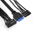 Компьютерный корпус Minitower ExeGate QA-412U-UNS350 (mATX, БП UNS350 с вент. 12см, 2хUSB+2хUSB 3.0, аудио, черный), фото2