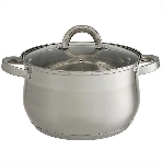 Набор посуды WEBBER BE-616/6 из нерж.стали 6 пр. 2,1 л, 2,9 л, 3,9 л со стеклянными крышками В наборе 6 предметов: кастрюля со стеклянной крышкой 16х10,5 см; 2,1 л кастрюля со стеклянной крышкой 18х11,5 см; 2,9 л кастрюля со стеклянной крышкой 20х12,5см; 3,9л Толщина стали 0,5 мм, фото6