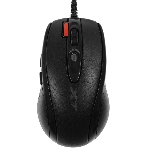 Мышь проводная + коврик A4Tech X-7120 черный, 2000 dpi, USB, кнопки - 7, фото 1
