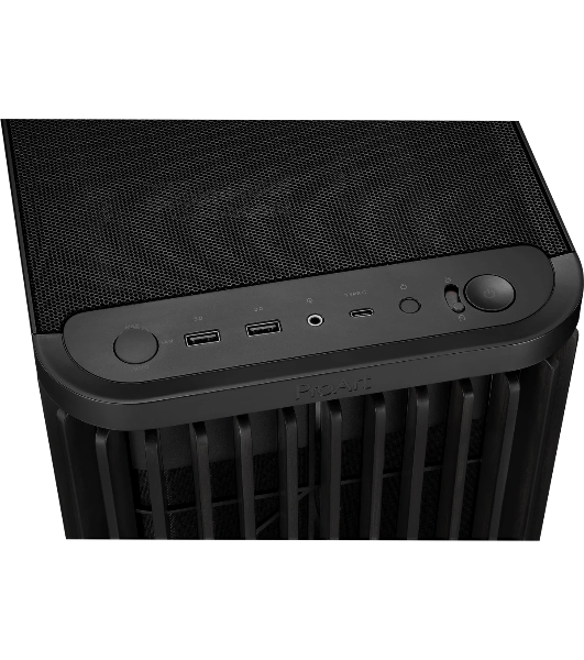 Компьютерный корпус ASUS PROART PA401 WOOD TG PWM черный