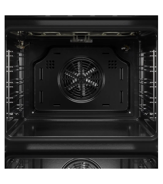 Духовой шкаф Kuppersberg HF 678 B, High-Tech, 70 л, дисплей, поворотное/сенсорное управление, таймер, макс. температура 300 градусов, телескопические направляющие (на 1 уровень), черный
