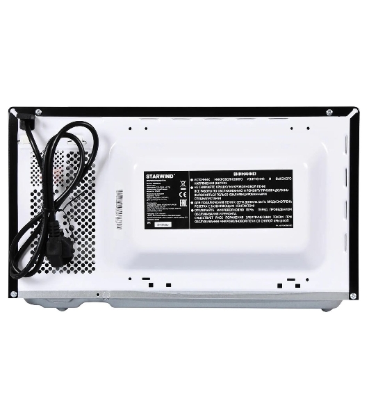 Микроволновая печь Starwind SWM5720 черный, 20 л, 700 Вт, переключатели - поворотный механизм