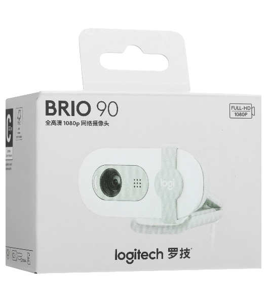 Веб-камера Logitech Brio 100/90/95 FHD белый