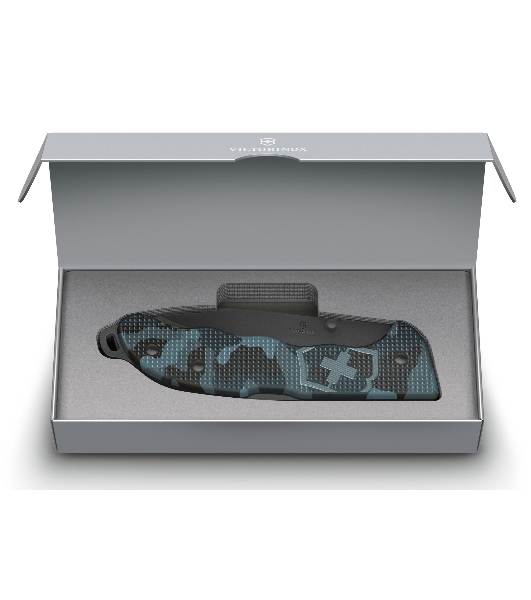 Нож перочинный Victorinox Evoke BSH Alox Navy (0.9425.DS222) 136мм 4функц. синий камуфляж подар.коробка