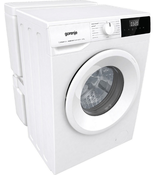 Стиральная машина Gorenje W2NHPI72SCSIRV белый загрузка фронтальная 7 кг, 1200 об/мин., класс: А