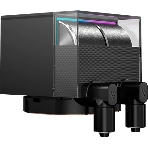 Система охлаждения Water Cooling System PCCooler DS360 Display BK (310W, 360мм, LED, Black, ARGb Pump/Fans: 3x120мм, 90.56CFM, 39.8dBA, 2500RPM/Pump height 65мм, 15dBA, 2600RPM, Rad thickness 27мм/S: 1851, 1700, 1200, 115X, AM5, AM4), фото6