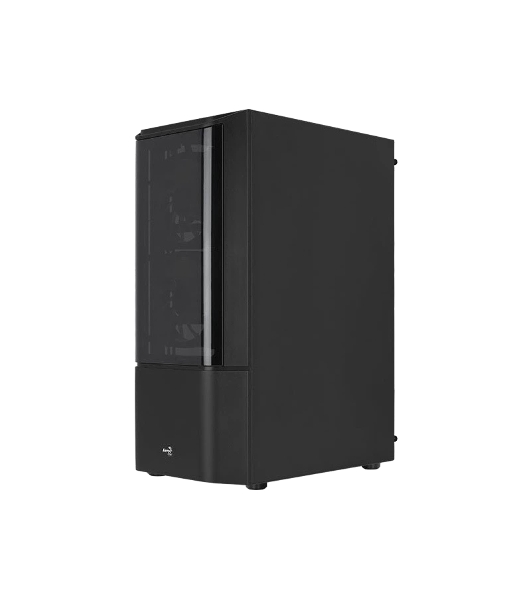 Компьютерный корпус MidTower Aerocool/Formula Quantum-G-BK-v2 черный без Б/п, ATX 3FRGb Fan on front panel