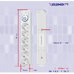 Сетевой фильтр Ippon BK-6-EU-1.8-10-W 1.8 м, 6 розеток, белый, коробка, фото9