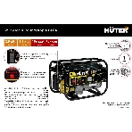 Электрогенератор бензиновый Huter DY3.0A, 2.8 кВт, 67 дБ, 39 кг, фото12
