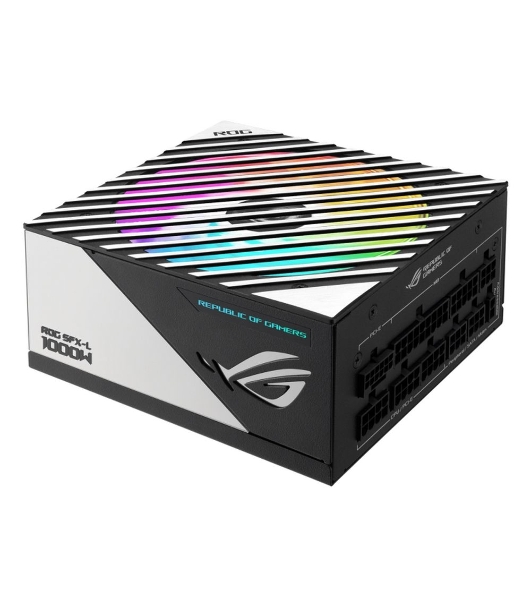 Блок питания ASUS ROG-LOKI-1000P-SFX-L GAMING (90YE00N1-B0NA00), 1000Вт, 80 PLUS Platinum, 135мм, модульный, серый и черный