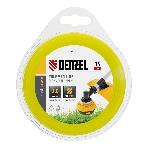 Леска для триммера Denzel квадрат 2 мм х 15 м, блистер FLEX CORD, фото2