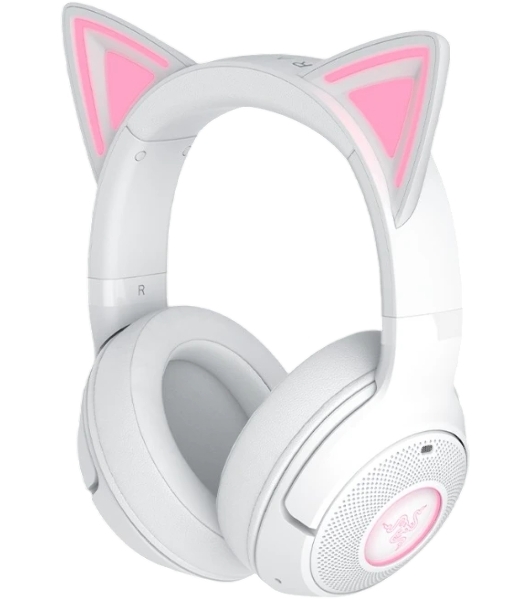 Гарнитура Razer Kraken Kitty V2 BT белый, беспроводная, Bluetooth, подсветка Razer Chroma RGB