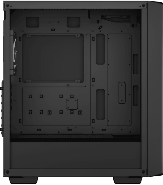 Компьютерный корпус Deepcool CC560 ARGb V2 без БП, боковое окно (закаленное стекло), 3x120мм ARGb LED вентилятор спереди и 1x120мм ARGb LED вентилятор сзади, черный, ATX