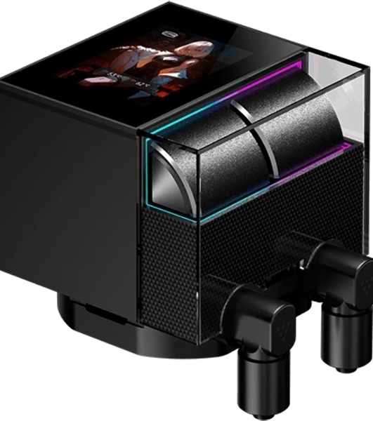 Система охлаждения Water Cooling System PCCooler DS360 Display BK (310W, 360мм, LED, Black, ARGb Pump/Fans: 3x120мм, 90.56CFM, 39.8dBA, 2500RPM/Pump height 65мм, 15dBA, 2600RPM, Rad thickness 27мм/S: 1851, 1700, 1200, 115X, AM5, AM4)