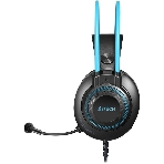 Гарнитура A4Tech Fstyler FH200U серый/синий, проводная, фото14
