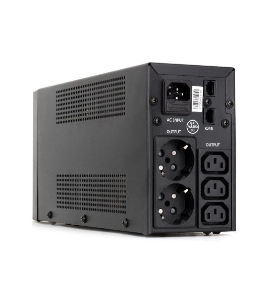Источник бесперебойного питания Crown CMU-SP650COMBO/650 ВА/390 Вт/2 х CEE 7 (евророзетка), 3 x IEC 320 C13 (компьютерная)