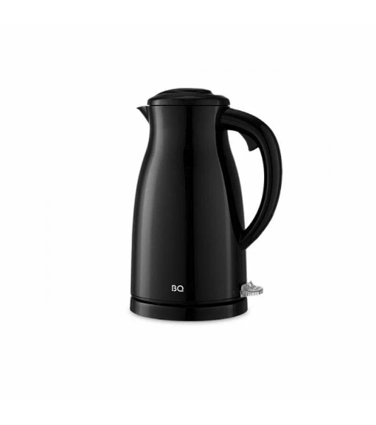 Электрочайник BQ KT1709S черный, 1.5 л, 1800 Вт, скрытый нагревательный элемент