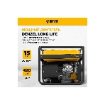 Электрогенератор бензиновый Denzel PS-55EA, 5.5 кВт, 85 дБ, 86 кг, фото19