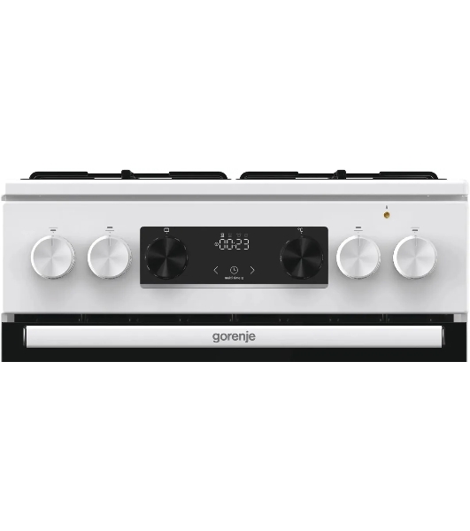 Плита комбинированная Gorenje GK5C60WJ белый, конфорок 4 газовых, духовка 62 л, 50 см x 85 см x 59.4 см