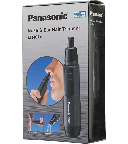 Триммер Panasonic ER407 черный (насадок в компл:1шт)