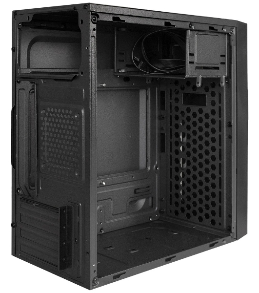 Компьютерный корпус Minitower ExeGate BAA-105U2-01-UNS500 (mATX, БП UNS500 с вент. 12см, 2*USB+2*USB 3.0, аудио, черный)