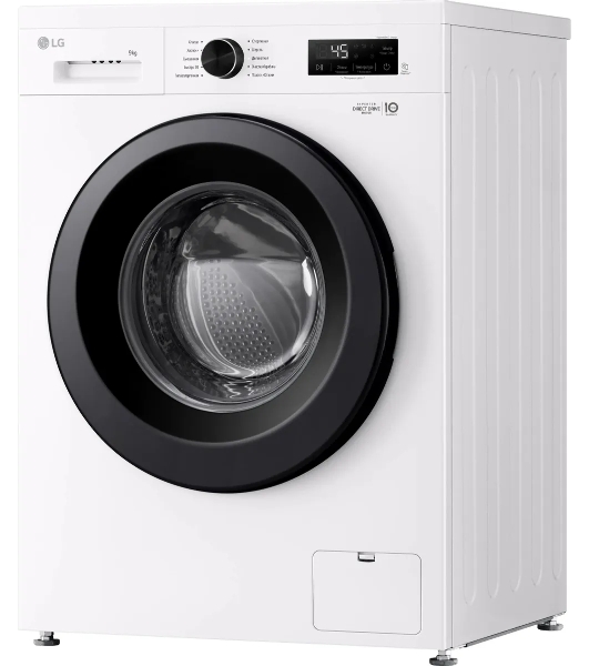 Стиральная машина LG F2Y1VS6W белый, загрузка фронтальная 9 кг, 1200 об/мин., класс: А
